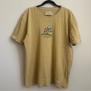 Life is Good Yellow T Shirt